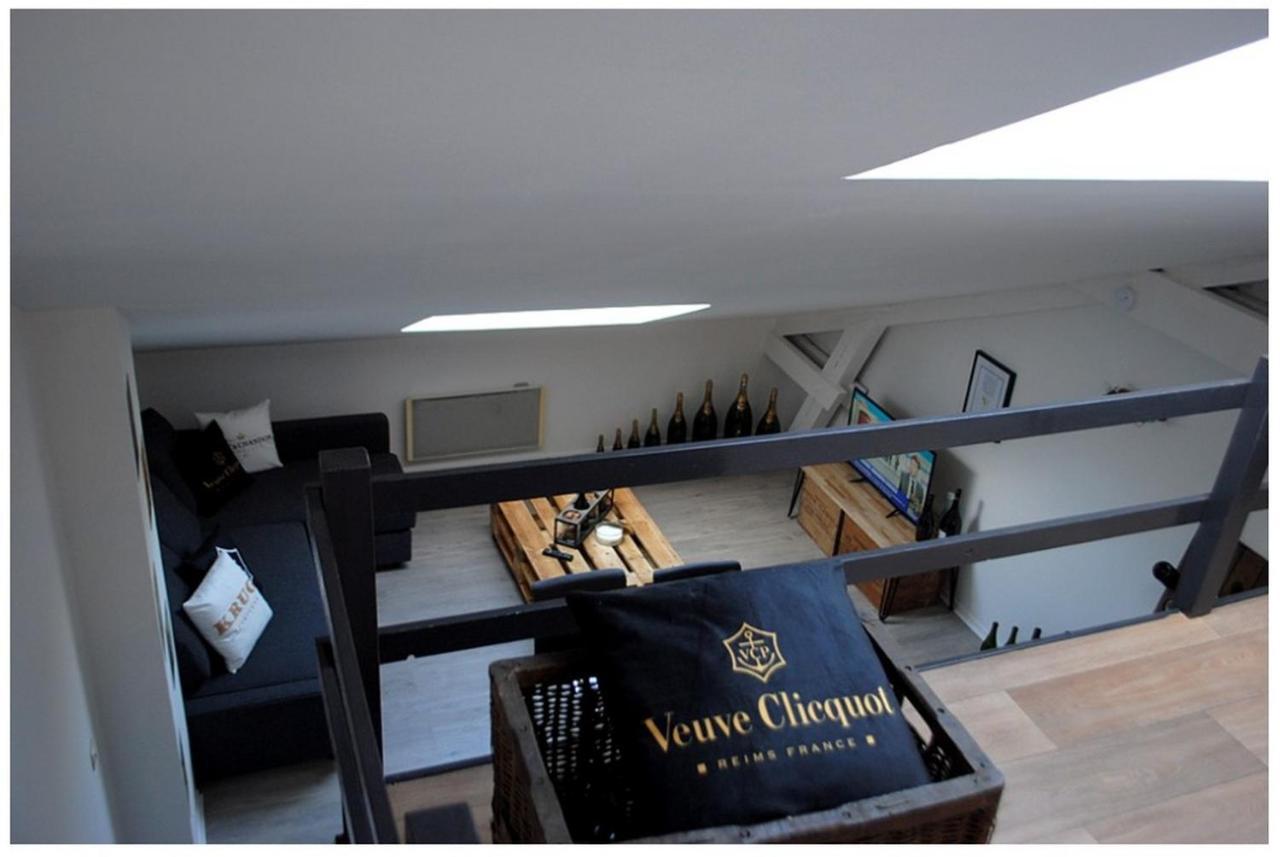 Apartamento Studio Champagne Reims Exterior foto