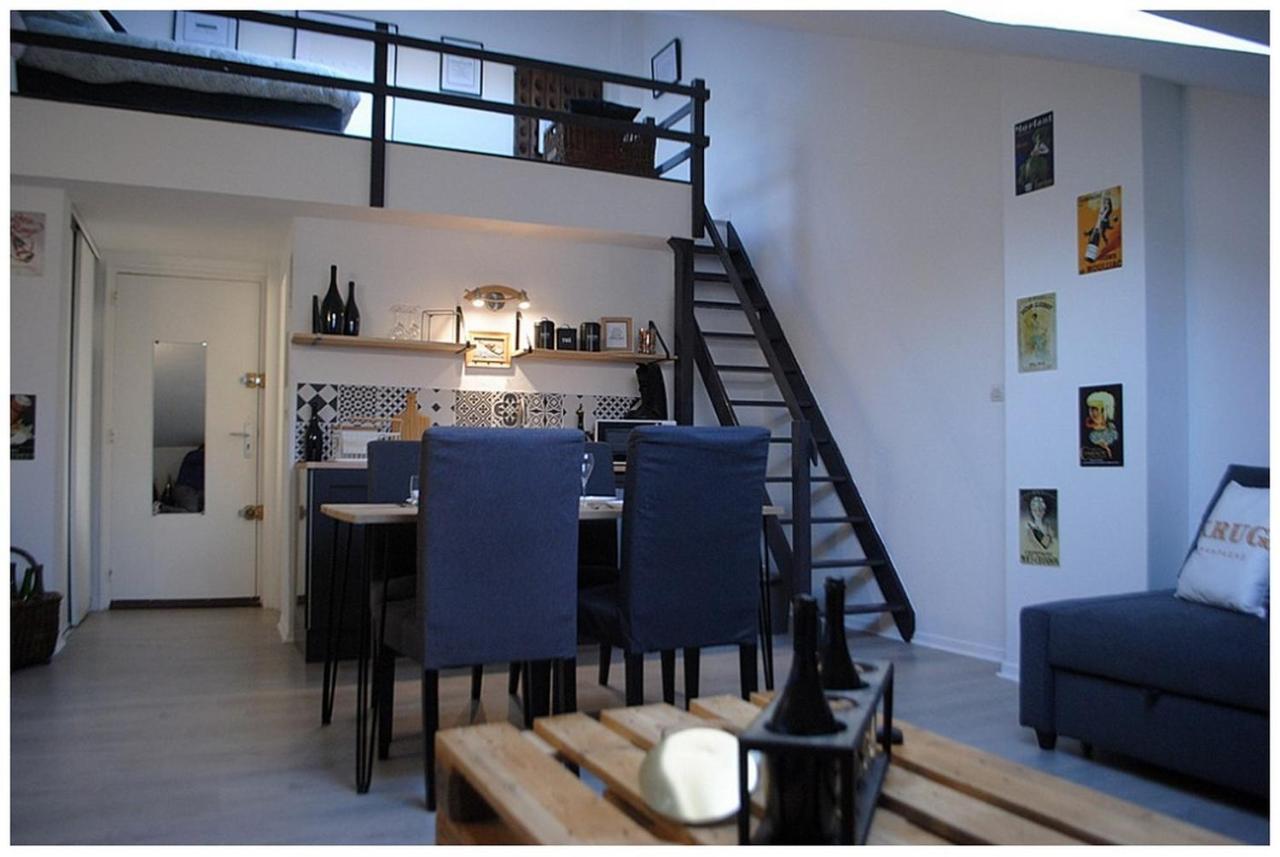 Apartamento Studio Champagne Reims Exterior foto