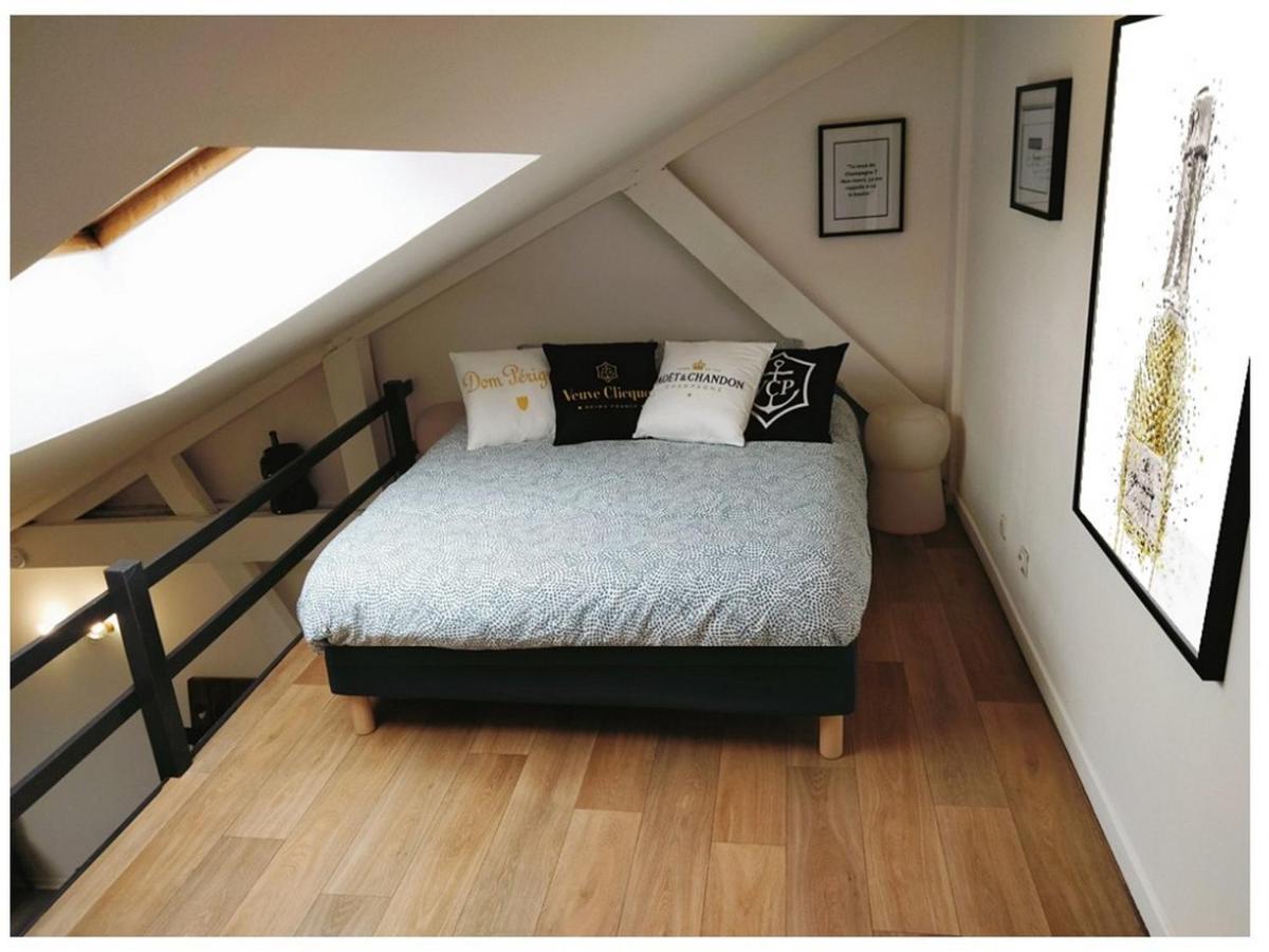 Apartamento Studio Champagne Reims Exterior foto