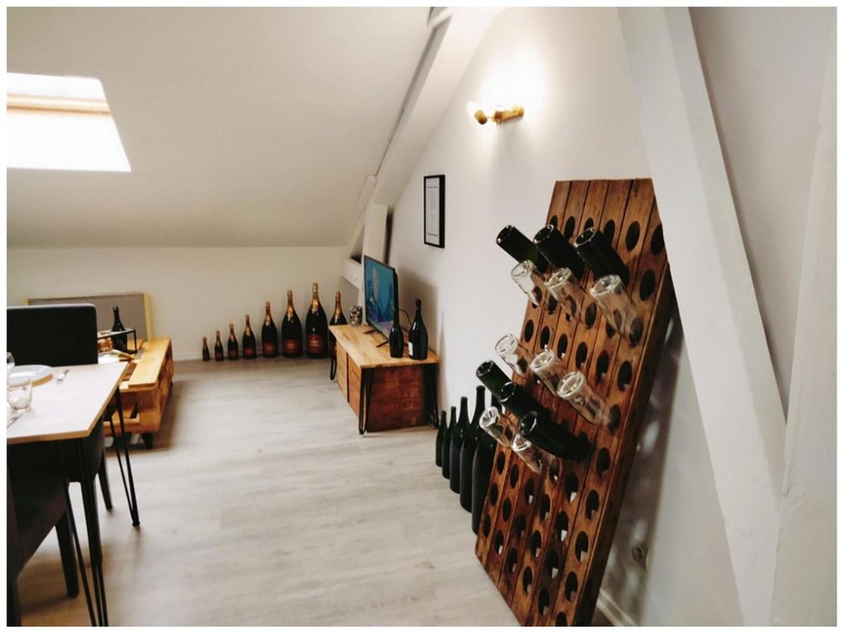 Apartamento Studio Champagne Reims Exterior foto
