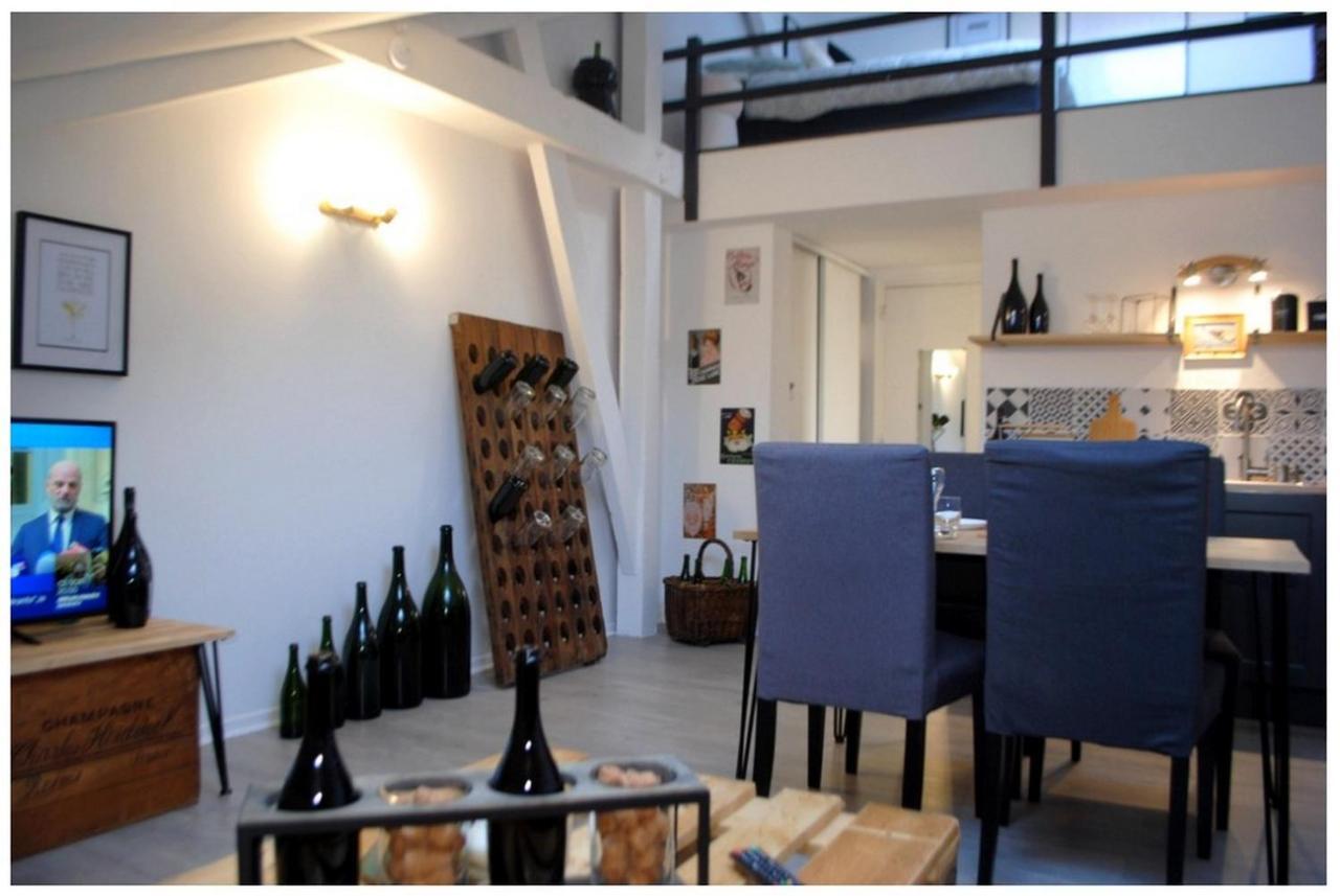 Apartamento Studio Champagne Reims Exterior foto