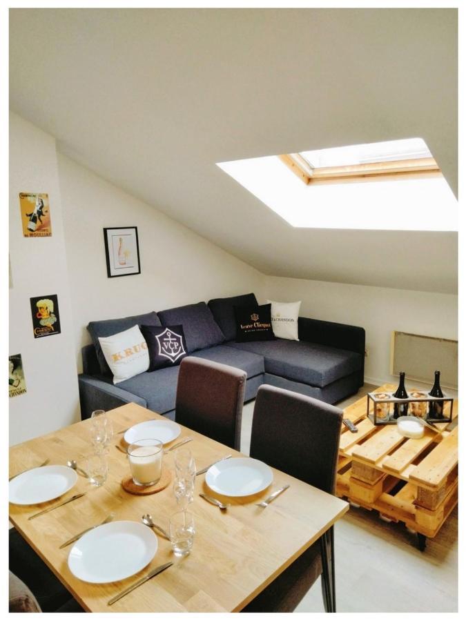 Apartamento Studio Champagne Reims Exterior foto