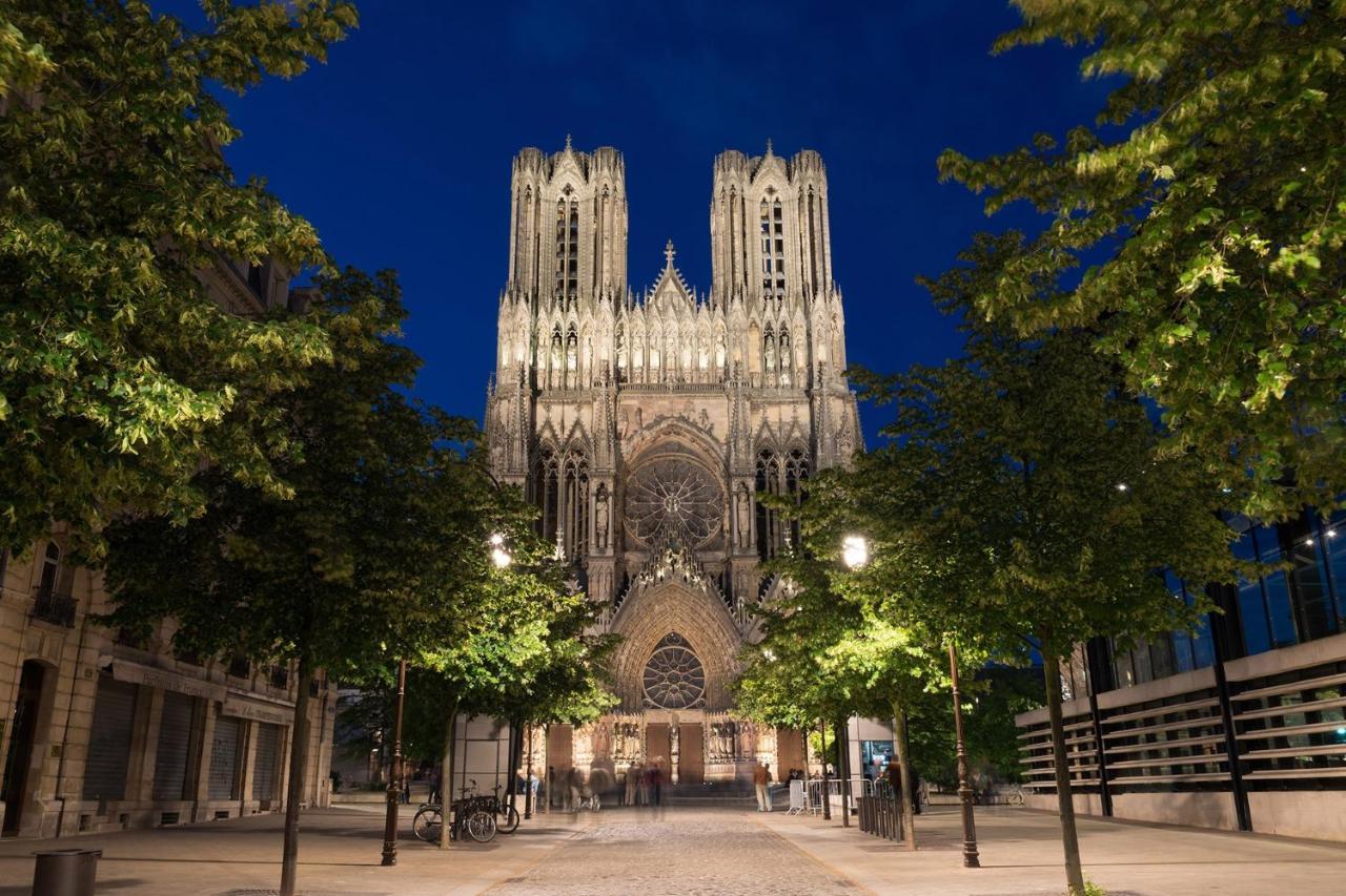 Apartamento Studio Champagne Reims Exterior foto